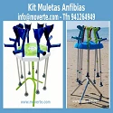 Kit Muletas Anfibias - Ortopedia Moverte