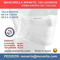 Nueva mascarilla IMBROS 135 lavados filtración 95%