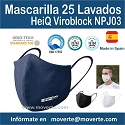 oferta especial mascarilla 25 lavados tratamiento Covid 19 Hiq Viroblock