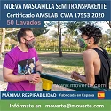 MASCARILLAS SEMITRANSPARENTES SPORTIVE 50 LAVADOS