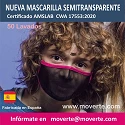 MASCARILLAS SEMITRANSPARENTES PARA NIÑOS SPORTIVE 50 LAVADOS