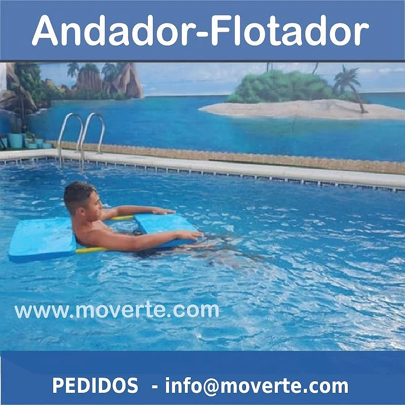 Andador para agua Ayuda andar en la piscina Ortopedia Moverte.com