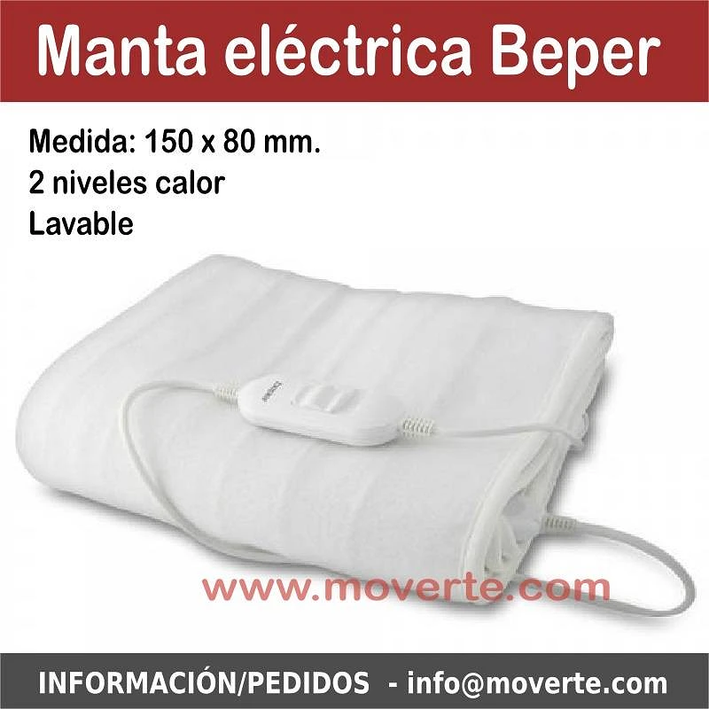 Comprar manta eléctrica barato. - Ortopedia Moverte.com