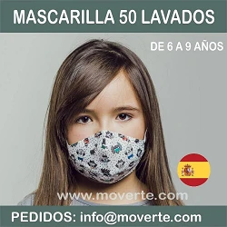 Mascarilla higiénica Infantil 6 - 9 AÑOS