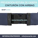 Cinturón con airbag protector de cadera en caso de caída.