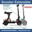 El Scooter eléctrico plegable extensible de 79 a 93 Cm. Córcega