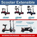 Modelos Scooter eléctrico plegable extensible de 79 a 93 Cm. Córcega
