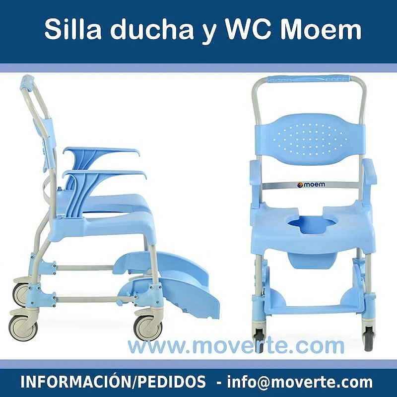 Rana Pelearse Exclusión Comprar la mejor silla de baño Moem con inodoro al mejor precio - Ortopedia  Online Moverte.com