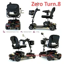 Scooter eléctrico Zero Turn 8 con suspension