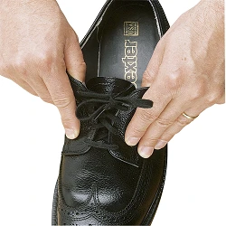 Cordones elásticos de zapato. Negro 61m. (3 pares)