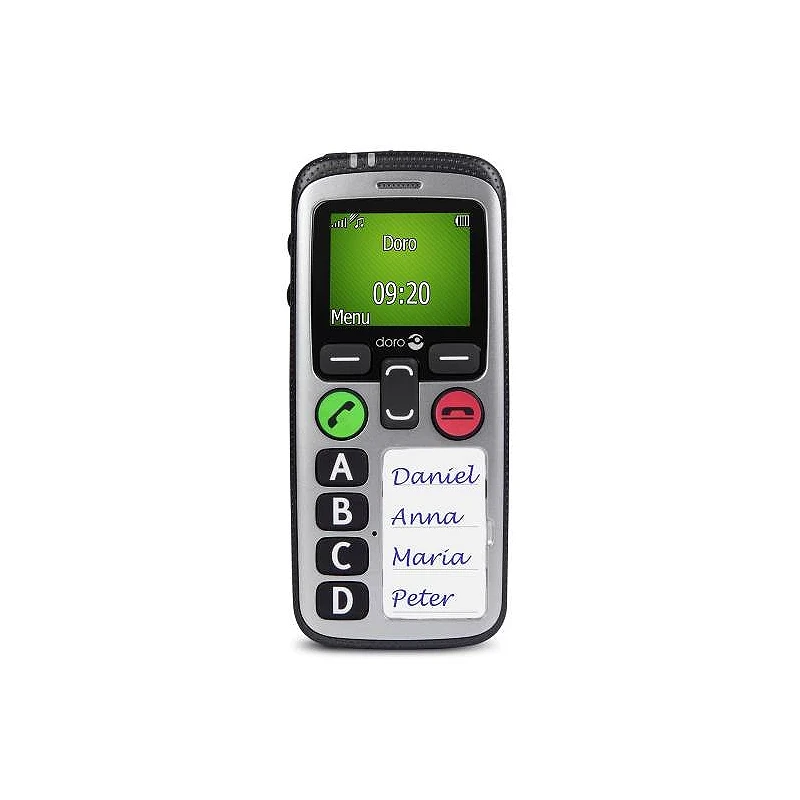 Teléfono móvil con alerta de caídas y protección del usuario aislado. 