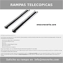 Rampa telescópica de 151 cm Rampa de aluminio