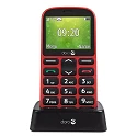 Teléfono Móvil Doro 1361 Easy 32, 8 GB RAM- color rojo.