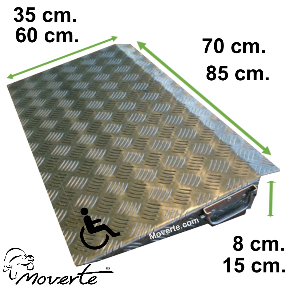 MEDIDAS RAMPA CUÑA PARA ESCALONES