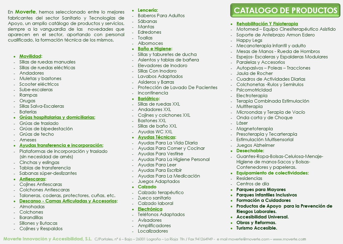 Catalogo Ortopedia Logroño - Moverte.com